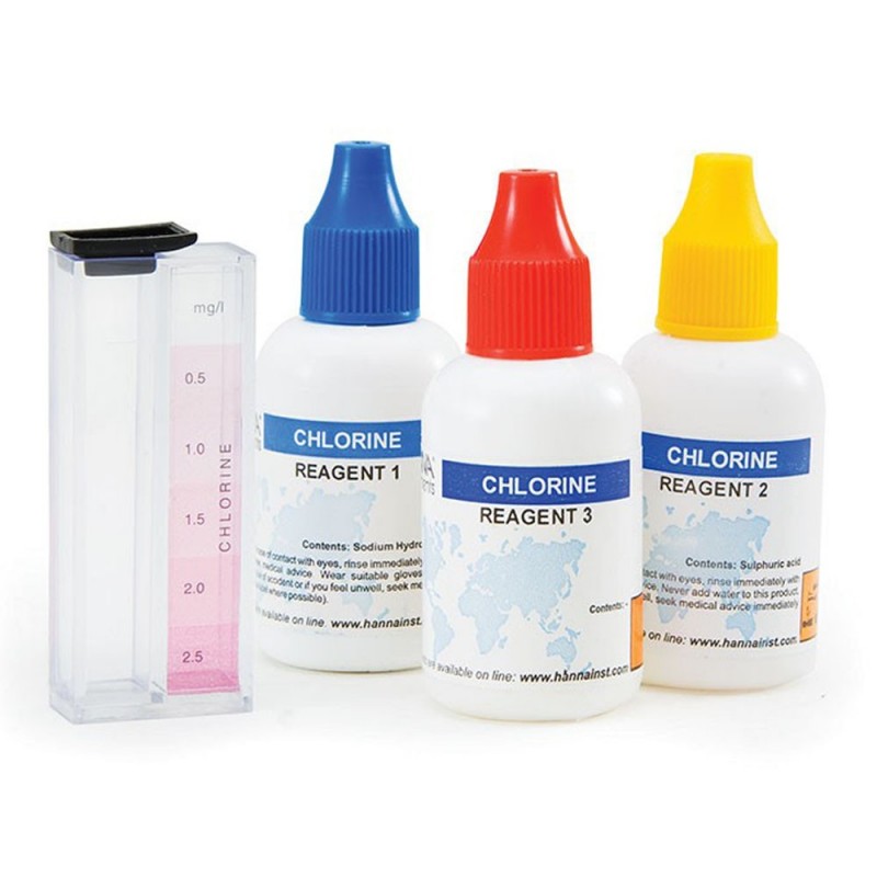 Test Kit Cloro Total HANNA HI3831T AgroMarket.pe
